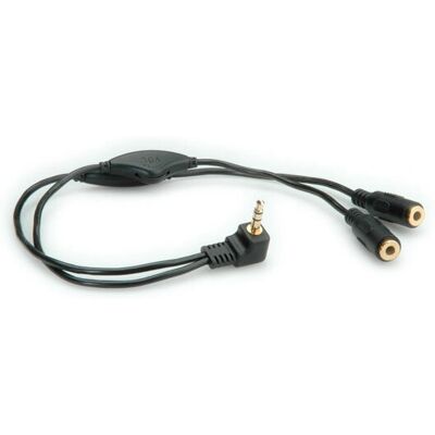 Roline Y-Audiokabel mit 3,5 mm Stereo-Stecker - Lautstärkeregler - 30cm Roline Y-Audiokabel mit 3,5 mm Stereo-Stecker - Lautstärkeregler - 30cm
