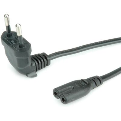 Napájecí kabel Roline - 1,8m Černý IEC320 C7 Napájecí kabel Roline - 1,8m Černý IEC320 C7