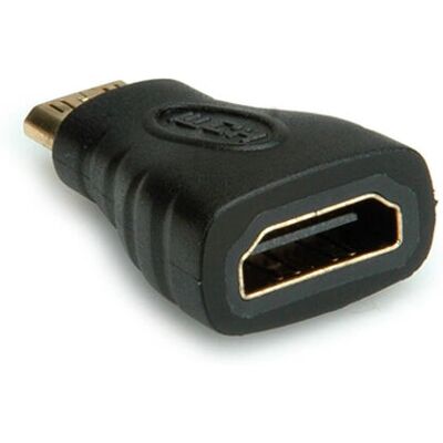 Adattatore HDMI mini a HDMI - Nero - HDMI Tipo C a A Adattatore HDMI mini a HDMI - Nero - HDMI Tipo C a A