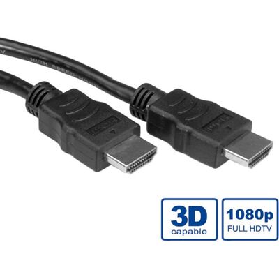 Value HDMI Cable 7.5m - HDMI Type A (Standard) - Black Value HDMI Cable 7.5m - HDMI Type A (Standard) - Black