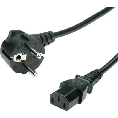 Cavo di alimentazione ROLINE 1,8m IEC320 C13 - CEE 7/7 Cavo di alimentazione ROLINE 1,8m IEC320 C13 - CEE 7/7
