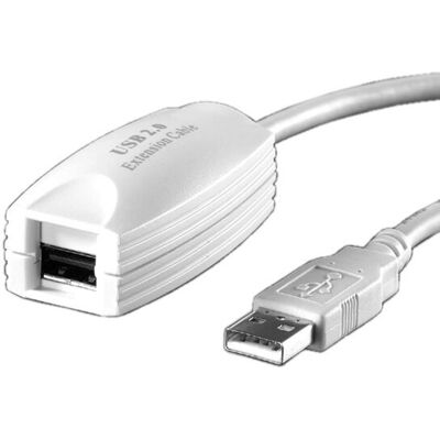 VALUE USB 2.0 Verlängerungskabel - 5m - Weiß VALUE USB 2.0 Verlängerungskabel - 5m - Weiß
