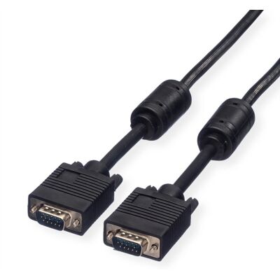 Roline VGA Kabel 20m Schwarz - VGA Videokabel Roline VGA Kabel 20m Schwarz - VGA Videokabel