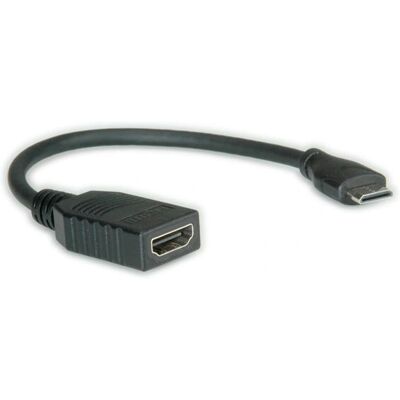 Roline HDMI Kaapeli - 11.04.5586 - Musta - 0,15m Roline HDMI Kaapeli - 11.04.5586 - Musta - 0,15m