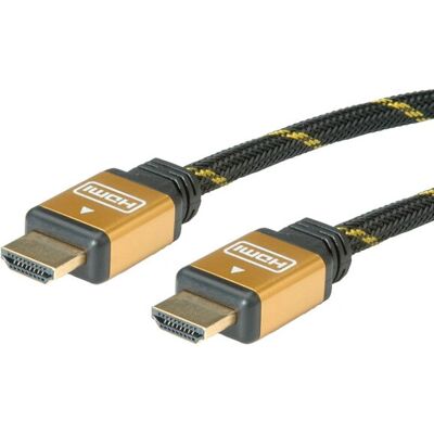 Roline 11.04.5510 HDMI-Kabel - 20m, Gold, Standard Roline 11.04.5510 HDMI-Kabel - 20m, Gold, Standard