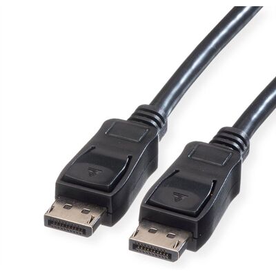 Value 11.99.5609 DisplayPort-kabel - 10m - Sort Value 11.99.5609 DisplayPort-kabel - 10m - Sort