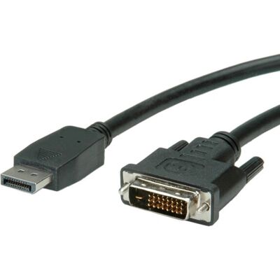 DisplayPort Kabel - 1m, DVI-D, Zwart - Video-adapter DisplayPort Kabel - 1m, DVI-D, Zwart - Video-adapter