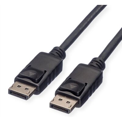 Câble DisplayPort Roline - 7,50m, Noir, Supporte 4096x2560 - Publicité Câble DisplayPort Roline - 7,50m, Noir, Supporte 4096x2560 - Publicité