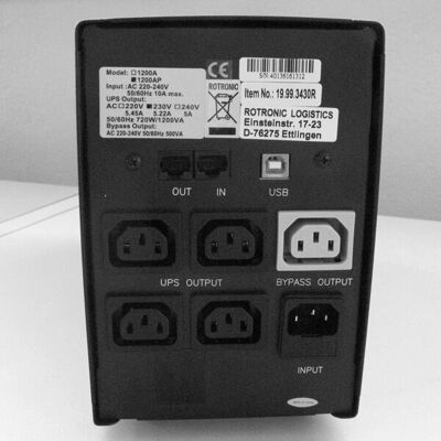 VALUE 1200VA Line-Interactive USV mit USB-Port VALUE 1200VA Line-Interactive USV mit USB-Port