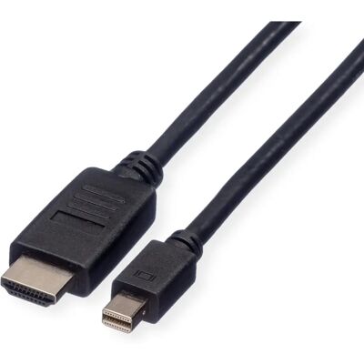Câble MiniDP à HDMI Roline - 4,5m - Câble vidéo - Publicité Câble MiniDP à HDMI Roline - 4,5m - Câble vidéo - Publicité