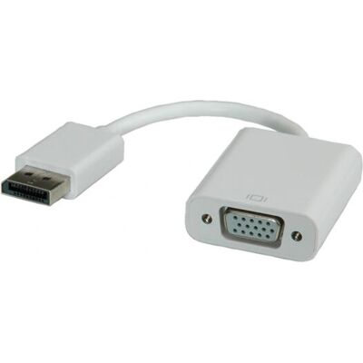 Roline DisplayPort - VGA Adapter - Weiß - Unterstützt 1920x1080 Roline DisplayPort - VGA Adapter - Weiß - Unterstützt 1920x1080
