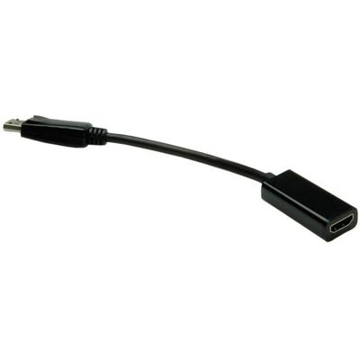 VALUE HDMI - DP 0,15 m HDMI Tipo A DisplayPort Negro VALUE HDMI - DP 0,15 m HDMI Tipo A DisplayPort Negro