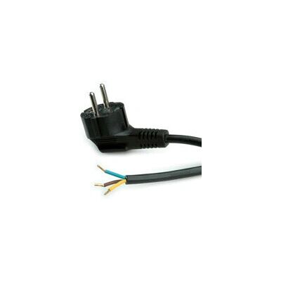 Câble d'alimentation Roline - 3m Noir - Schuko, Fin ouverte - 16A/230V Câble d'alimentation Roline - 3m Noir - Schuko, Fin ouverte - 16A/230V