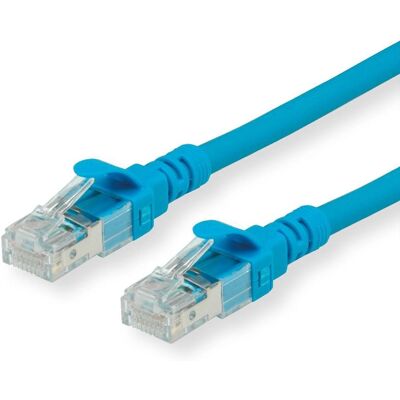 Roline 21.15.2747 Câble réseau bleu 10m Cat6a U/UTP - Publicité Roline 21.15.2747 Câble réseau bleu 10m Cat6a U/UTP - Publicité
