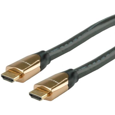 Cavo HDMI Roline 7,5m - Supporta 4K UHD, HDMI 2.0, Nero Cavo HDMI Roline 7,5m - Supporta 4K UHD, HDMI 2.0, Nero