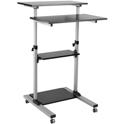 Roline All-in-One PC Workstation Mount - Height Adjustable, Black Roline All-in-One PC Workstation Mount - Height Adjustable, Black