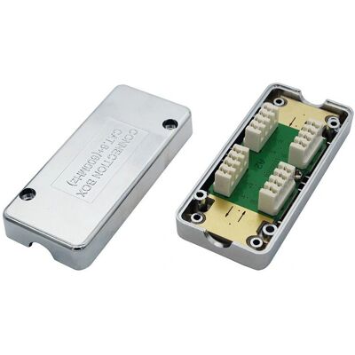 Secomp Value Caja de Conexiones - Cat6a, Plata Secomp Value Caja de Conexiones - Cat6a, Plata