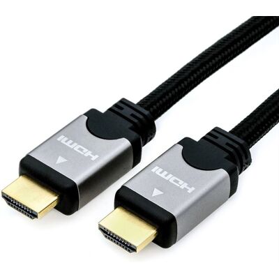 Cavo HDMI ROLINE 10m 4K 3D Ethernet Placcato Oro Cavo HDMI ROLINE 10m 4K 3D Ethernet Placcato Oro