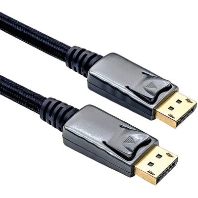 ROLINE 1m DisplayPort Kabel - 4K 60Hz, Schwarz ROLINE 1m DisplayPort Kabel - 4K 60Hz, Schwarz