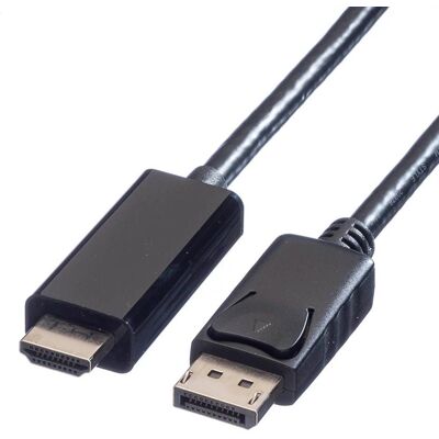Value 11.99.5785 DisplayPort HDMI Kabel - Schwarz Value 11.99.5785 DisplayPort HDMI Kabel - Schwarz