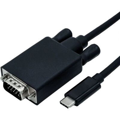 Roline USB C 3.1 - VGA M/M adaptateur 2m - Câble vidéo Roline USB C 3.1 - VGA M/M adaptateur 2m - Câble vidéo