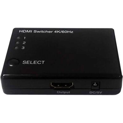 Roline HDMI Video Switcher - Unterstützt 4K2K, 3 Eingänge, Fernbedienung Roline HDMI Video Switcher - Unterstützt 4K2K, 3 Eingänge, Fernbedienung