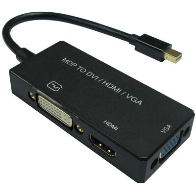 Adaptateur Mini-DisplayPort VALUE - HDMI DVI VGA - Noir - Publicité Adaptateur Mini-DisplayPort VALUE - HDMI DVI VGA - Noir - Publicité