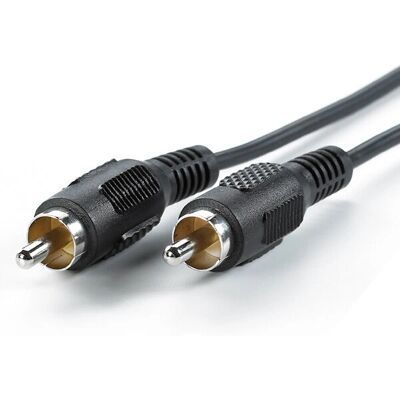 VALUE 11994332 RCA-Audiokabel - 2,5m - Schwarz VALUE 11994332 RCA-Audiokabel - 2,5m - Schwarz