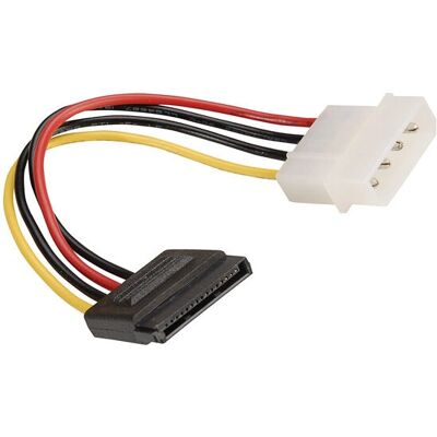 ROLINE Belső tápkábel - 15cm - Molex a SATA ROLINE Belső tápkábel - 15cm - Molex a SATA