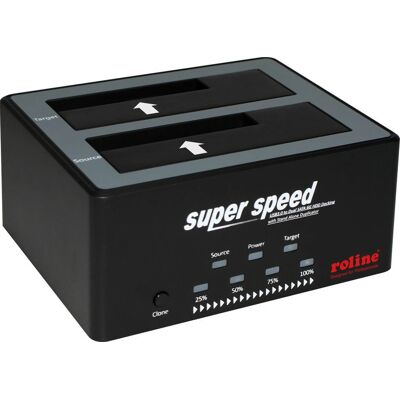 Roline 16.01.4122 Speicher-Station - SATA & USB 3.2 Support Roline 16.01.4122 Speicher-Station - SATA & USB 3.2 Support