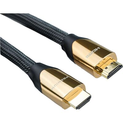 Câble HDMI Roline 1m Noir Or - HDMI - Publicité Câble HDMI Roline 1m Noir Or - HDMI - Publicité