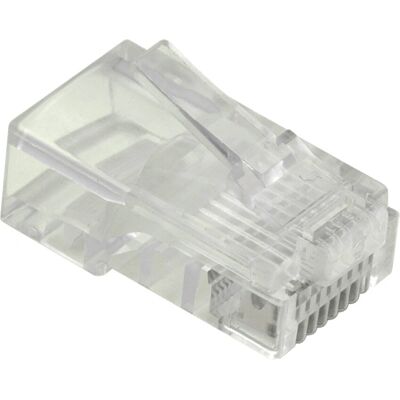 Connettore RJ-45 trasparente VALUE 21.99.3060 - Pacco da 10 Connettore RJ-45 trasparente VALUE 21.99.3060 - Pacco da 10