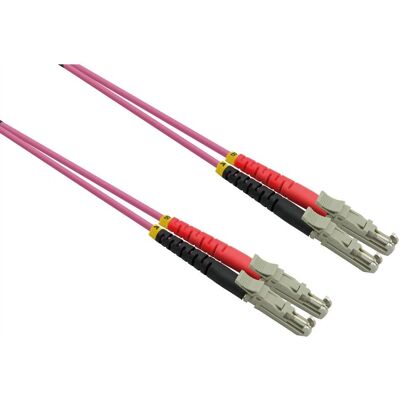 Cavo in fibra ottica OM4 viola 10 m E-2000 (LSH) Duplex Cavo in fibra ottica OM4 viola 10 m E-2000 (LSH) Duplex