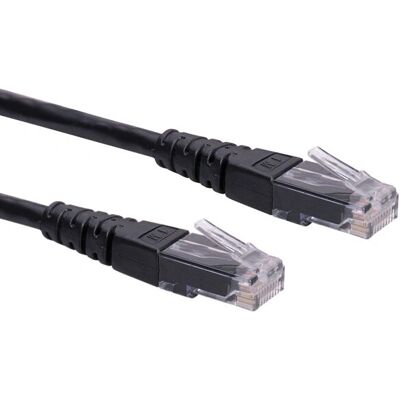 Câble réseau Roline 21.15.1535 Cat6 UTP - Noir - Publicité Câble réseau Roline 21.15.1535 Cat6 UTP - Noir - Publicité