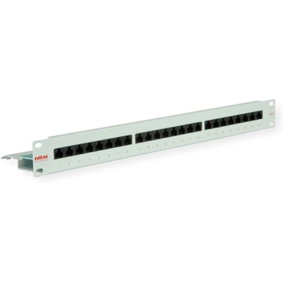 Roline Patch Panel 24 Porte Cat.6 / Classe E - Ethernet Gigabit Roline Patch Panel 24 Porte Cat.6 / Classe E - Ethernet Gigabit