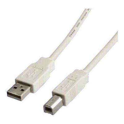 ITB USB 2.0 A/B M/M 1,8m USB Kabel - USB A naar B - Weiß ITB USB 2.0 A/B M/M 1,8m USB Kabel - USB A naar B - Weiß