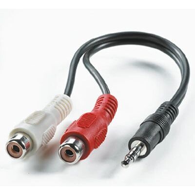 Câble audio ROLINE 11.09.4340 - 2 x RCA, 3.5mm, 0.2m - Publicité Câble audio ROLINE 11.09.4340 - 2 x RCA, 3.5mm, 0.2m - Publicité