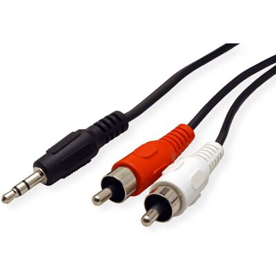 Cavo audio Roline 11.09.4345 - RCA - Nero Cavo audio Roline 11.09.4345 - RCA - Nero