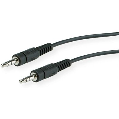ROLINE 11.09.4503 Audiokabel - Stereo 3,5mm, 3m, Schwarz ROLINE 11.09.4503 Audiokabel - Stereo 3,5mm, 3m, Schwarz