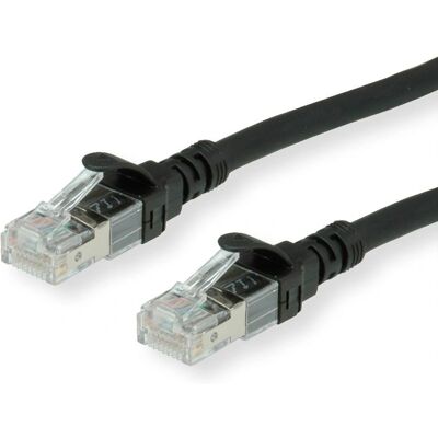 Roline - Cavo di Rete Cat6a S/FTP Nero 0,5m Roline - Cavo di Rete Cat6a S/FTP Nero 0,5m