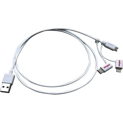 Roline 11.02.8329 USB Kabel - USB 2.0 - 1m - Weiß Roline 11.02.8329 USB Kabel - USB 2.0 - 1m - Weiß