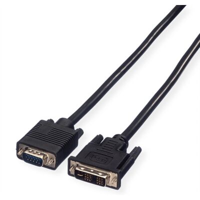 VALUE 11.99.5420 Videokábel adapter VGA - D-Sub, 2m, Fekete VALUE 11.99.5420 Videokábel adapter VGA - D-Sub, 2m, Fekete