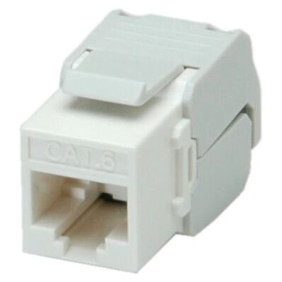 Roline Cat.6 Keystone Buchse - Weiß - Ethernet Modul Roline Cat.6 Keystone Buchse - Weiß - Ethernet Modul