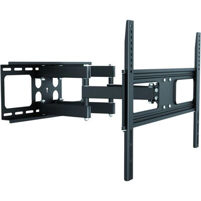 Support mural TV Value noir - 70" max 50kg - Mouvement complet - Publicité Support mural TV Value noir - 70" max 50kg - Mouvement complet - Publicité