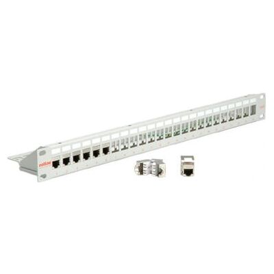 ROLINE Pannello Keystone 19 pollici Grigio Chiaro - Patch Panel ROLINE Pannello Keystone 19 pollici Grigio Chiaro - Patch Panel