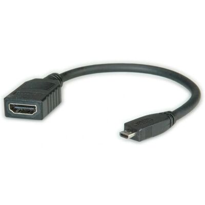 Value HDMI Micro HDMI Kabel 0,15m - HDMI Typ A zu D Value HDMI Micro HDMI Kabel 0,15m - HDMI Typ A zu D
