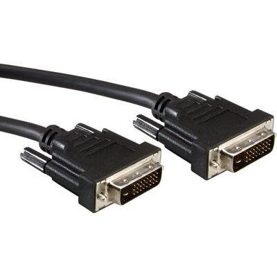 Roline DVI-D Dual-Link Kabel - 15m Schwarz Roline DVI-D Dual-Link Kabel - 15m Schwarz