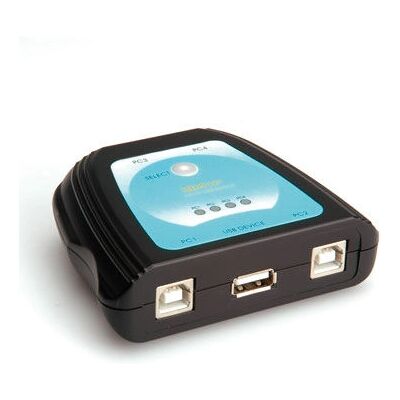 Interruttore USB 2.0 VALUE - Manuale, 4 Porte, Nero Interruttore USB 2.0 VALUE - Manuale, 4 Porte, Nero