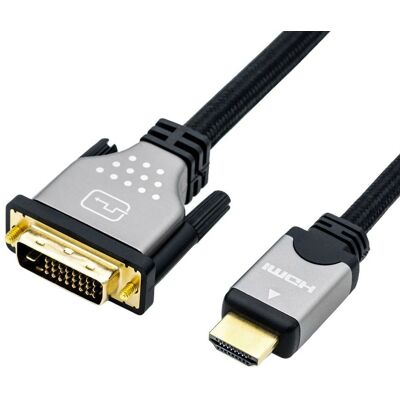 ROLINE 11.04.5876 HDMI to DVI Cable 1.5m - Video Adapter ROLINE 11.04.5876 HDMI to DVI Cable 1.5m - Video Adapter