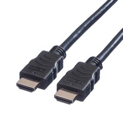 Value HDMI Cable 1.5m Black - HDMI Type A - 4K, 3D, ARC Value HDMI Cable 1.5m Black - HDMI Type A - 4K, 3D, ARC